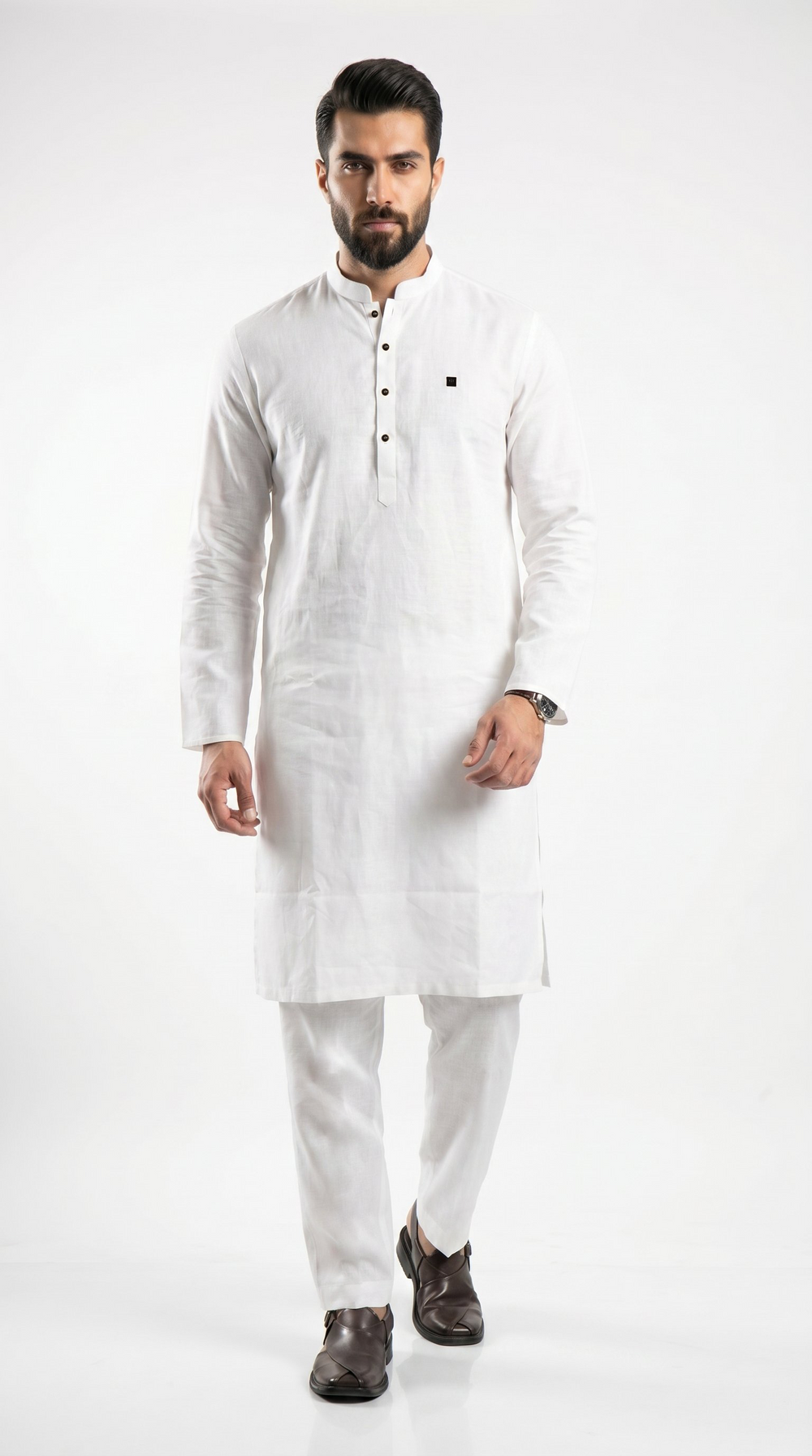 Terra Kurta For Men White