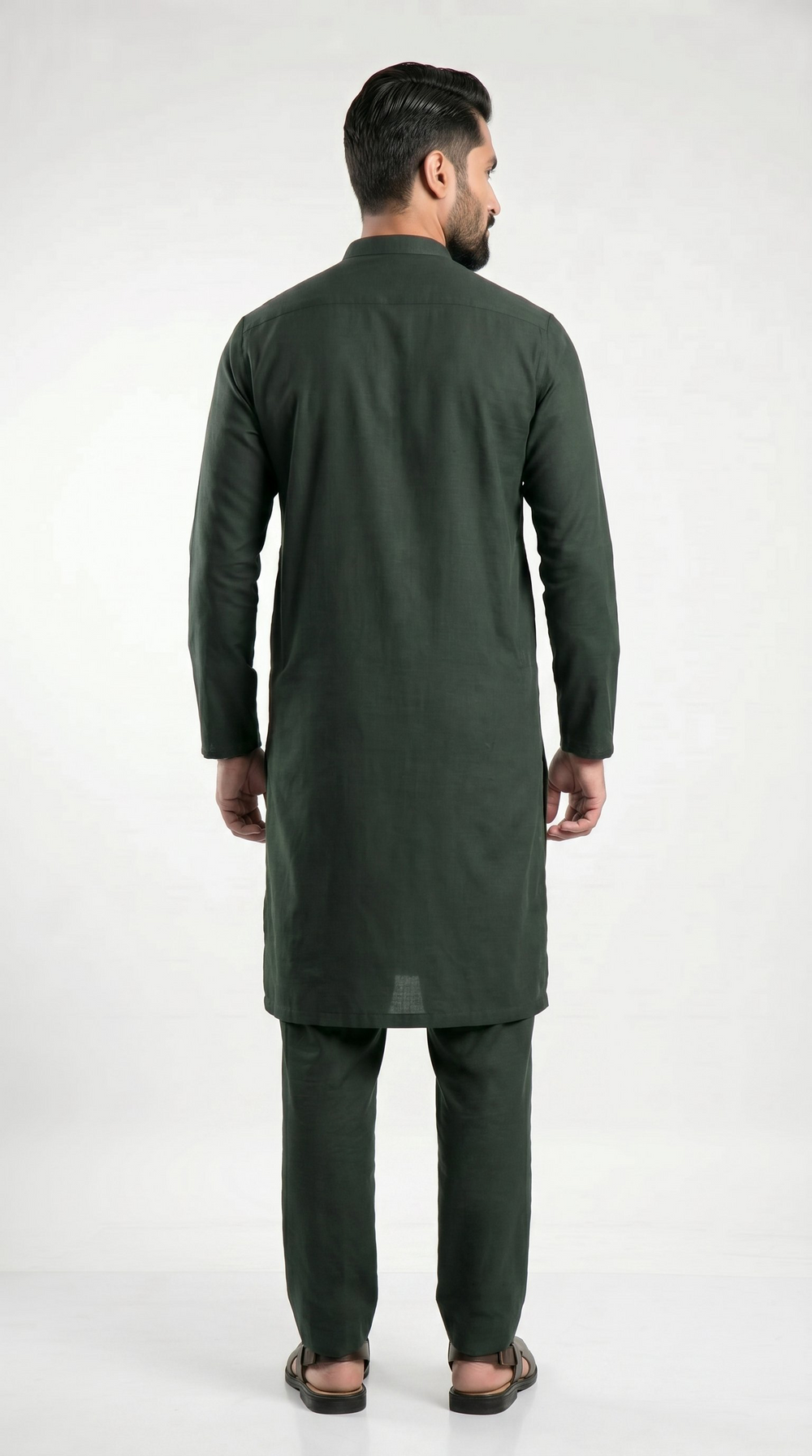Terra Kurta For Men Green
