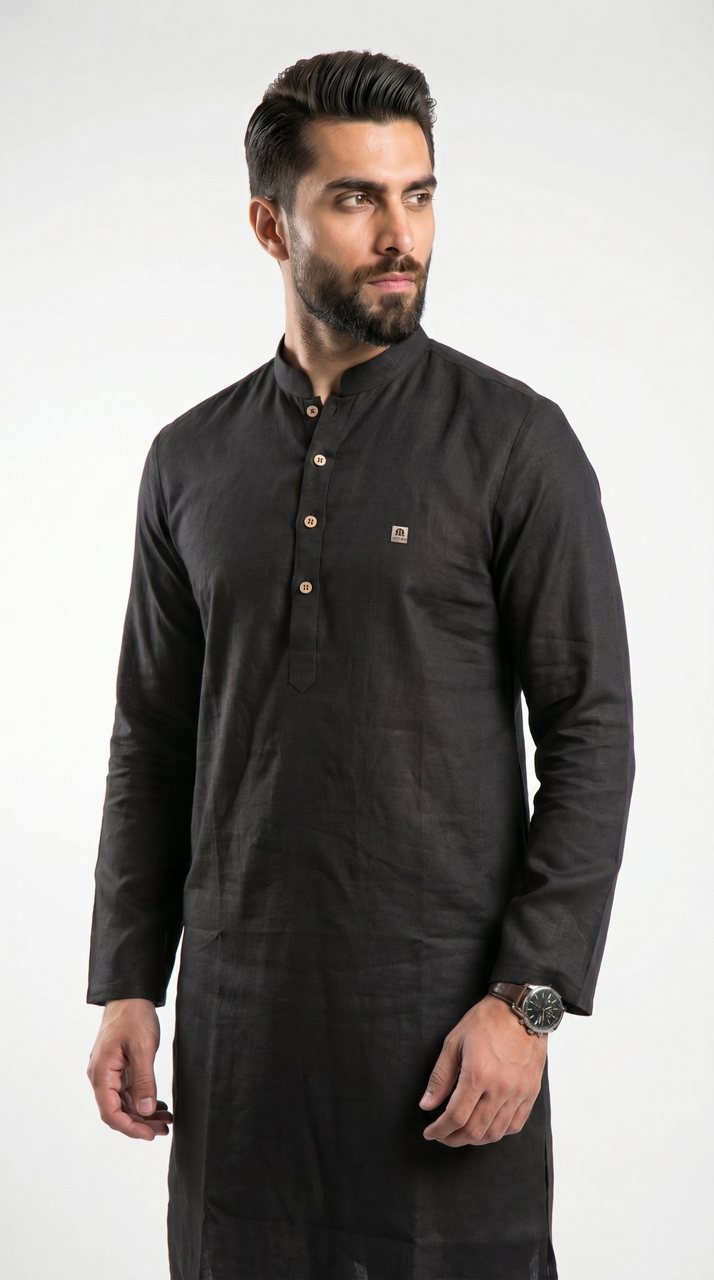 Terra Kurta For Men Black