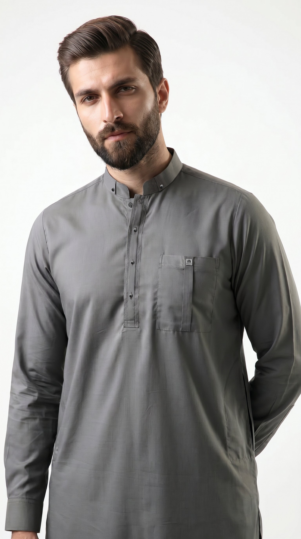 Celestial Kurta For Men Grey