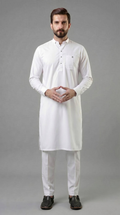 Celestial Kurta For Men White