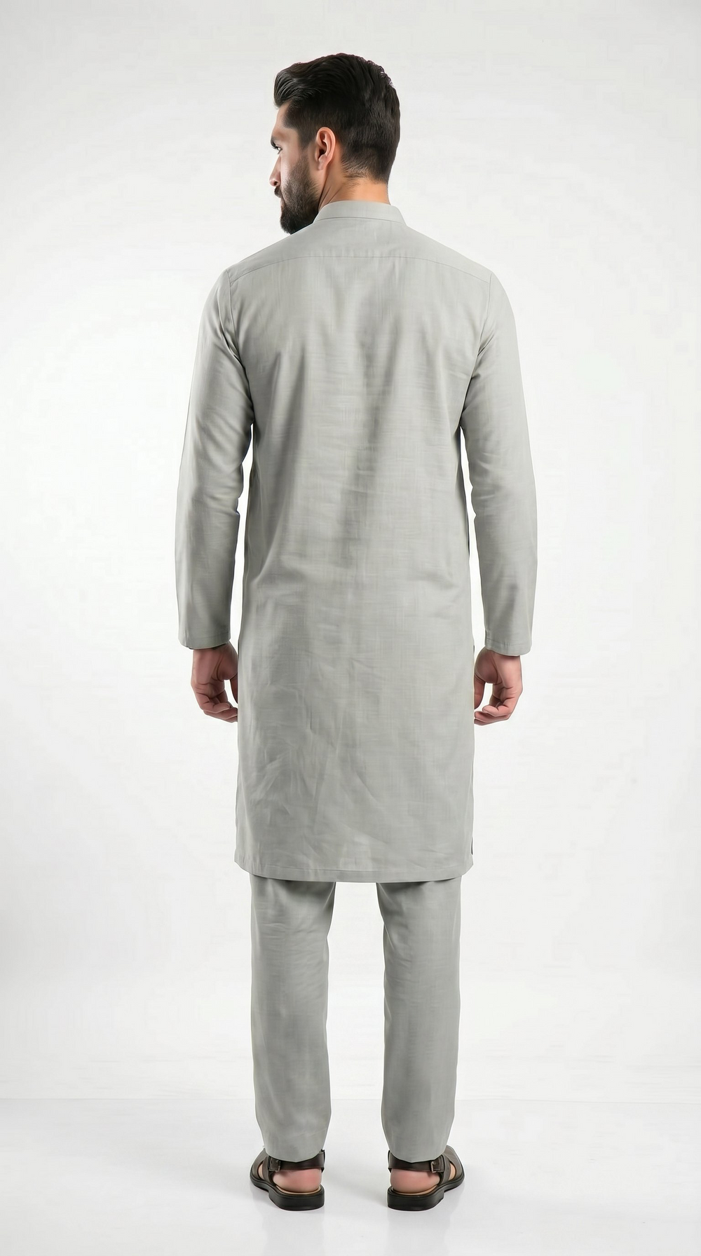 Terra Kurta For Men Grey