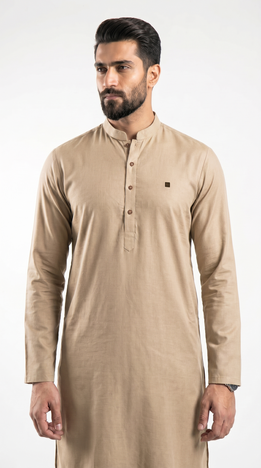 Terra Kurta For Men Beige
