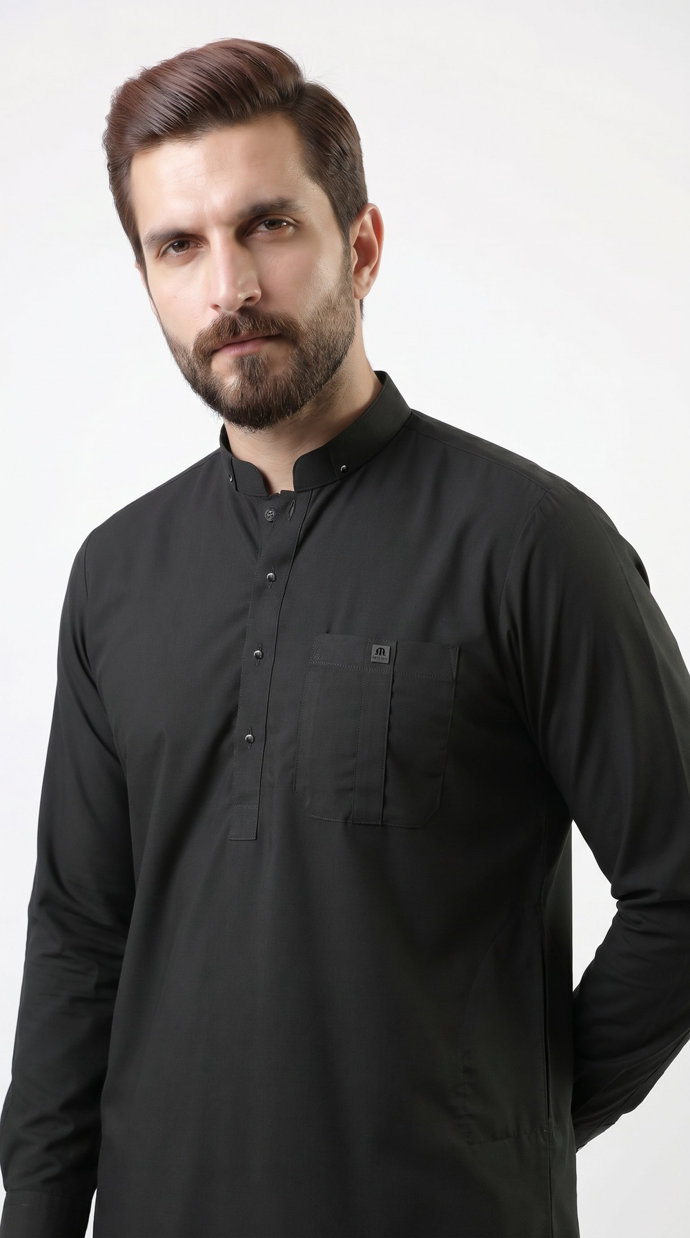 Celestial Kurta For Men Black