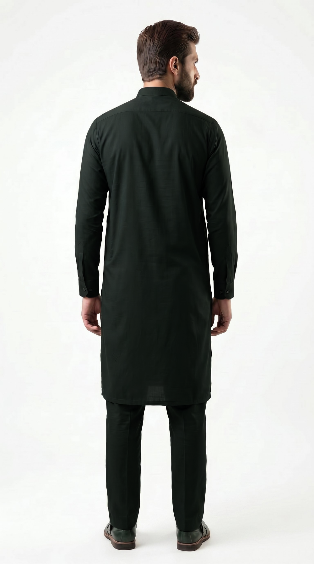 Celestial Kurta For Men Dark Green