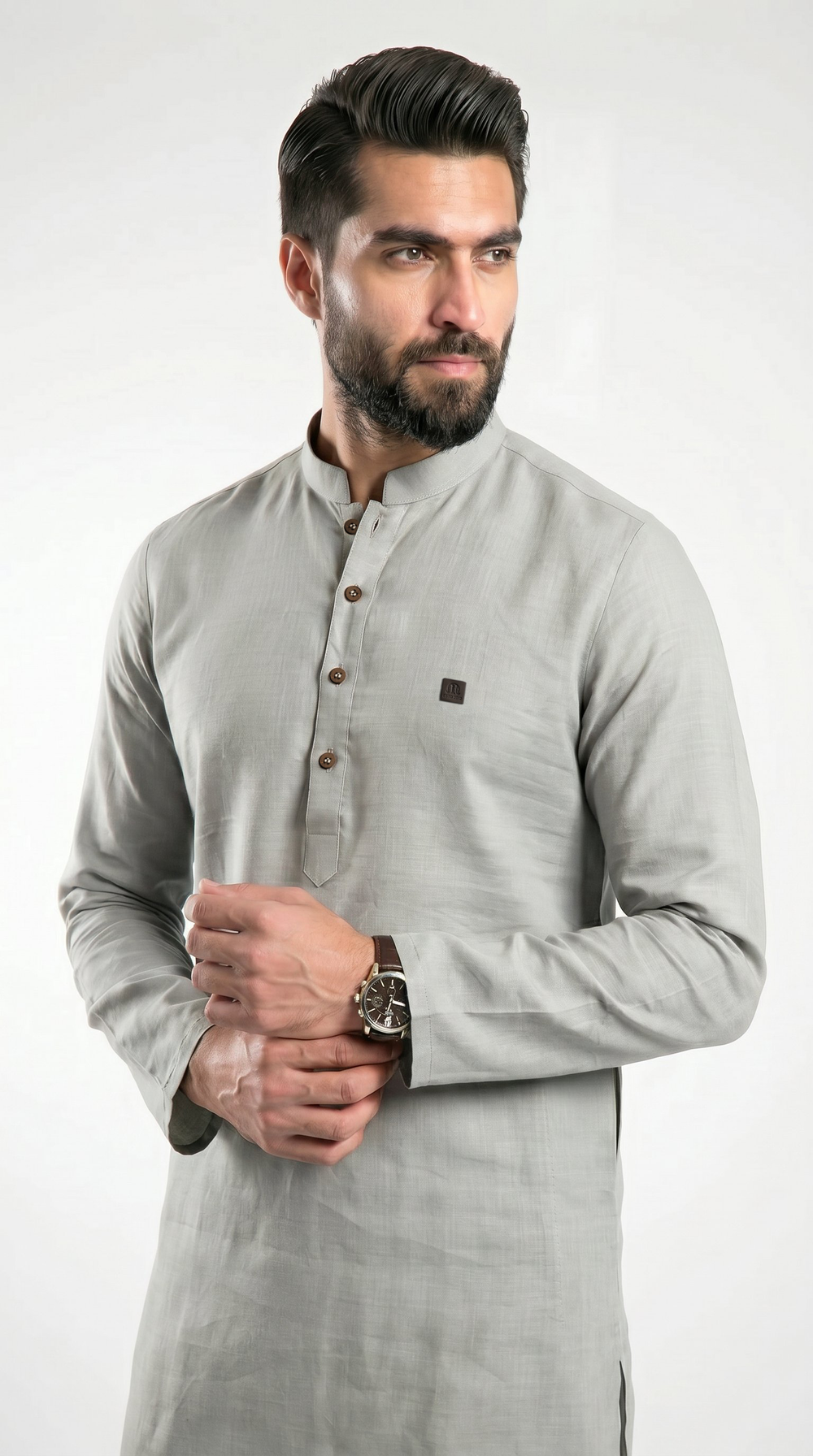 Terra Kurta For Men Grey