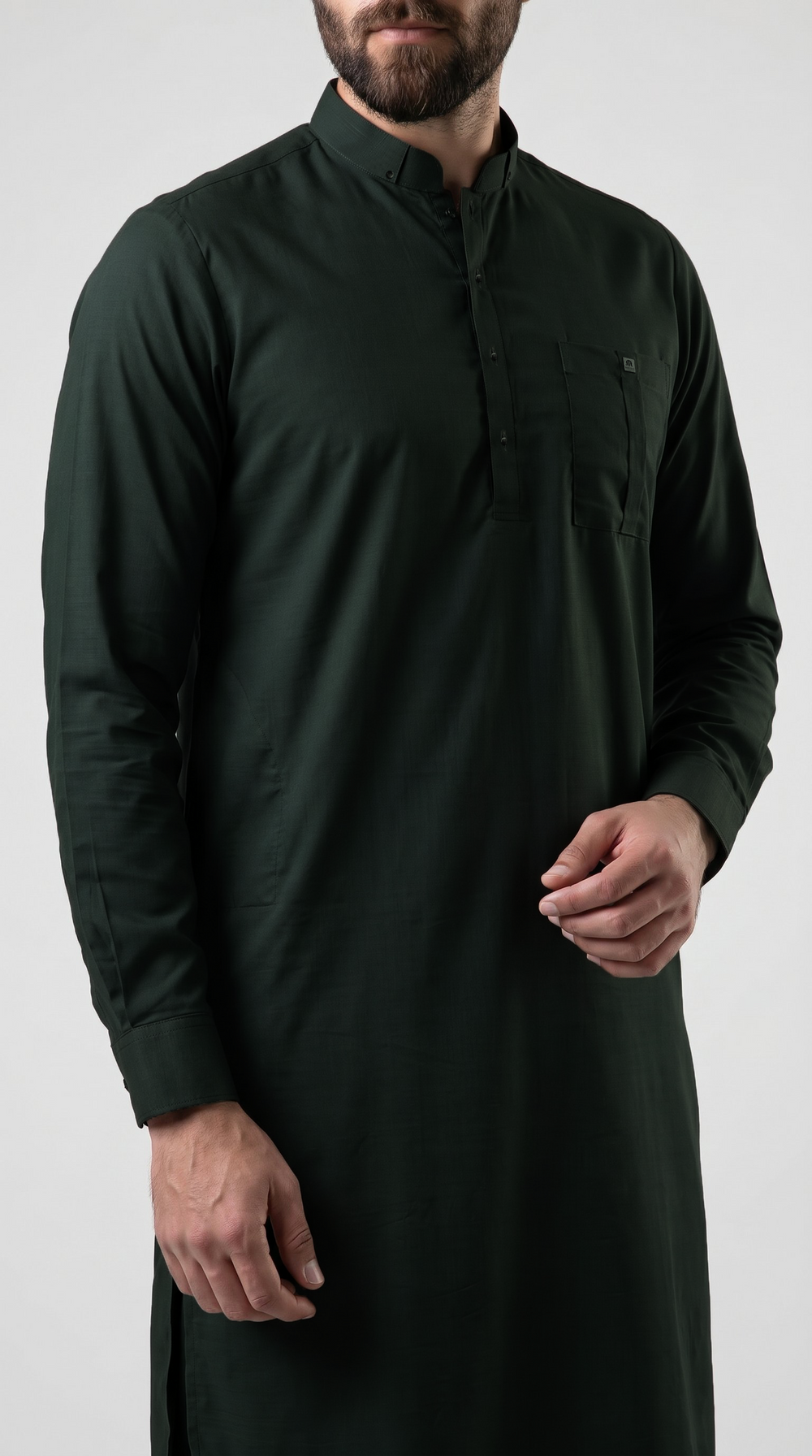 Celestial Kurta For Men Dark Green