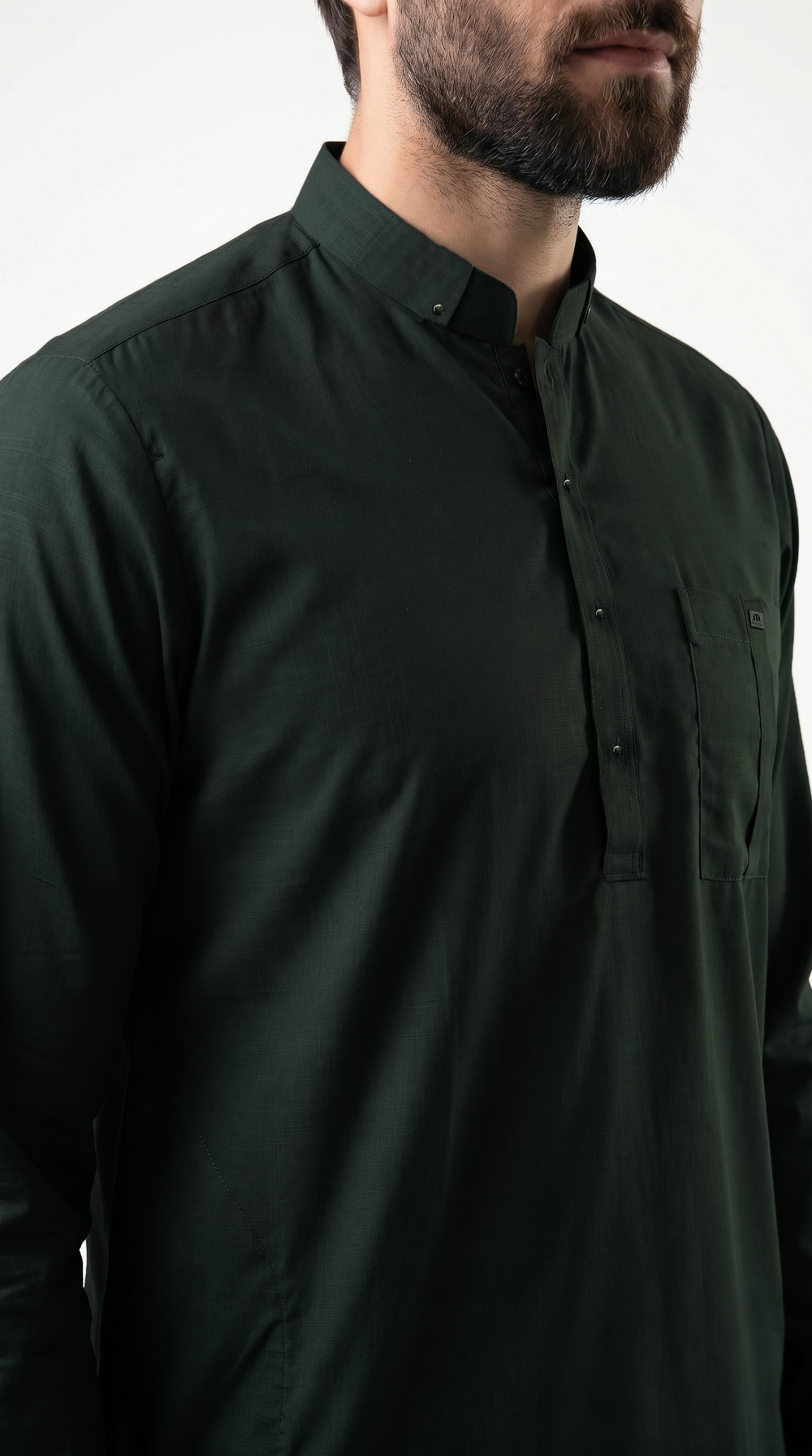 Celestial Kurta For Men Dark Green