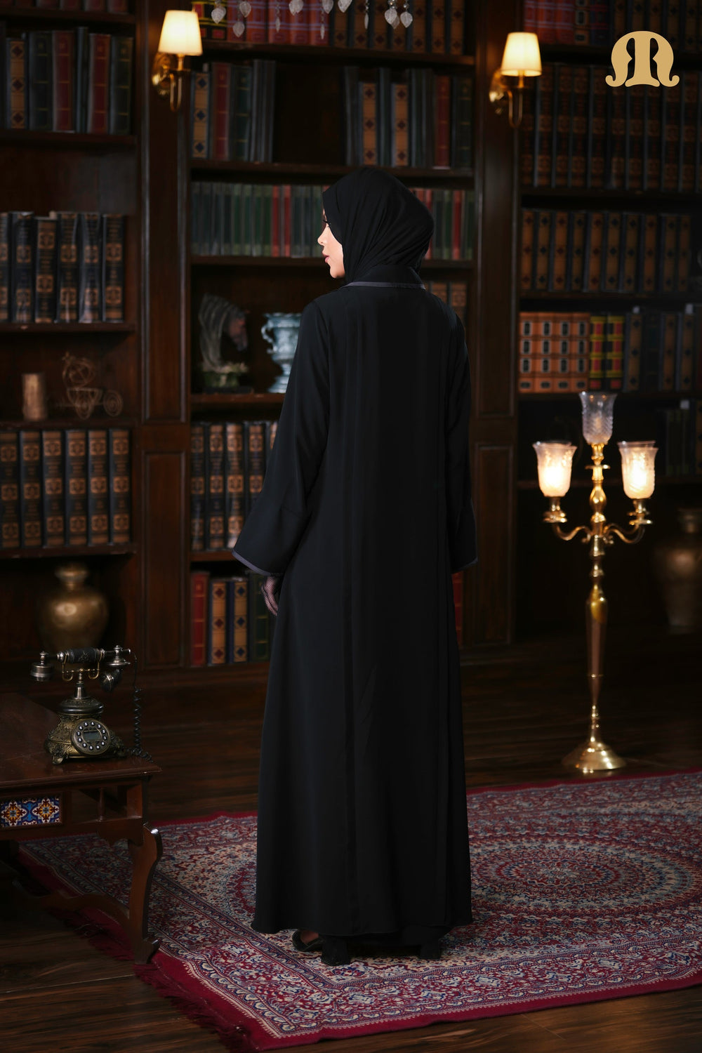 Goktasi Coat Style Abaya