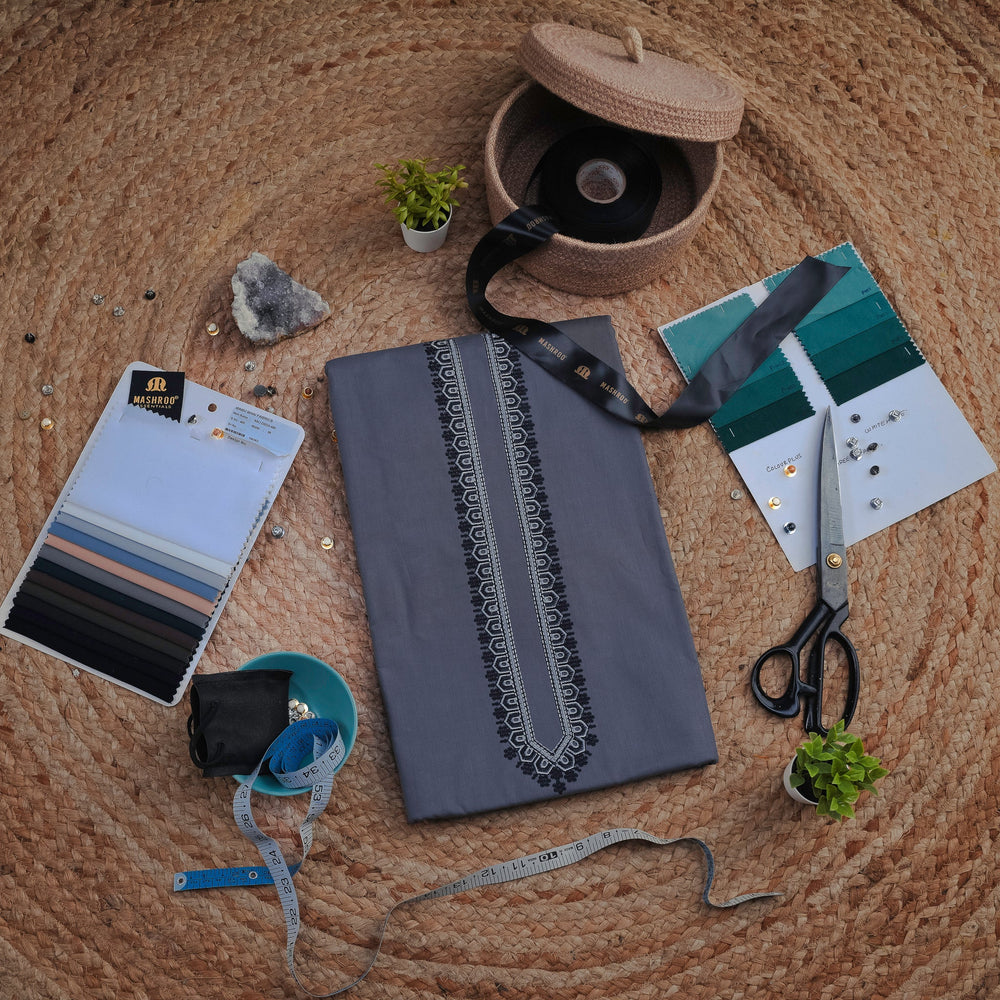Mashroo Luxe Fabric 5.A D Grey