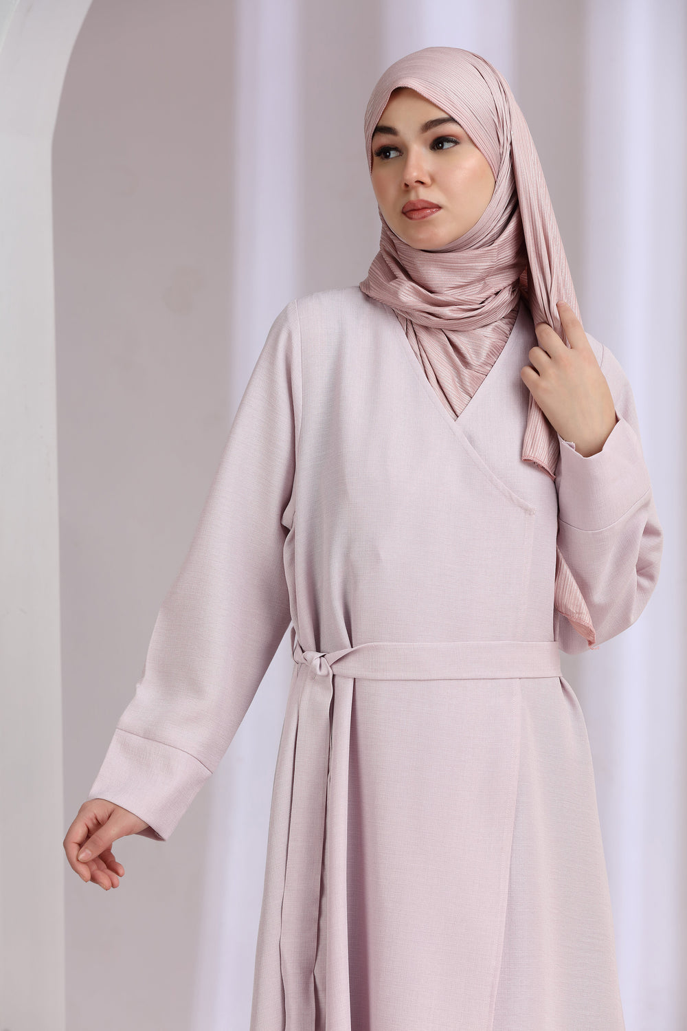 Stella Abaya Pink