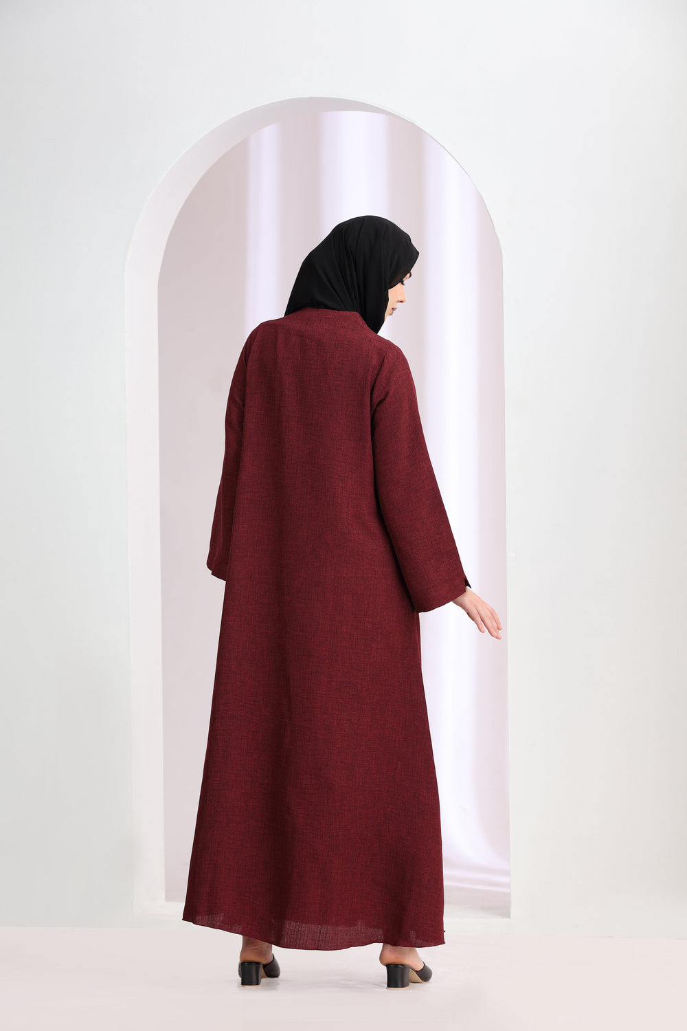 Domus Abaya Maroon