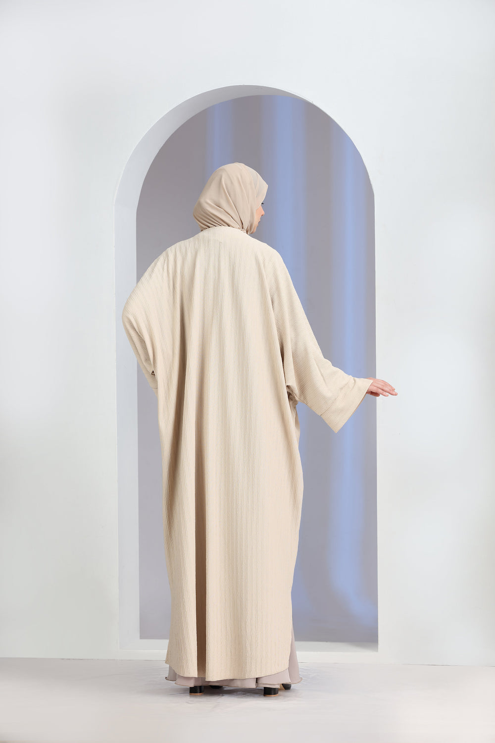 Aiza Shrug Kaftan Cream
