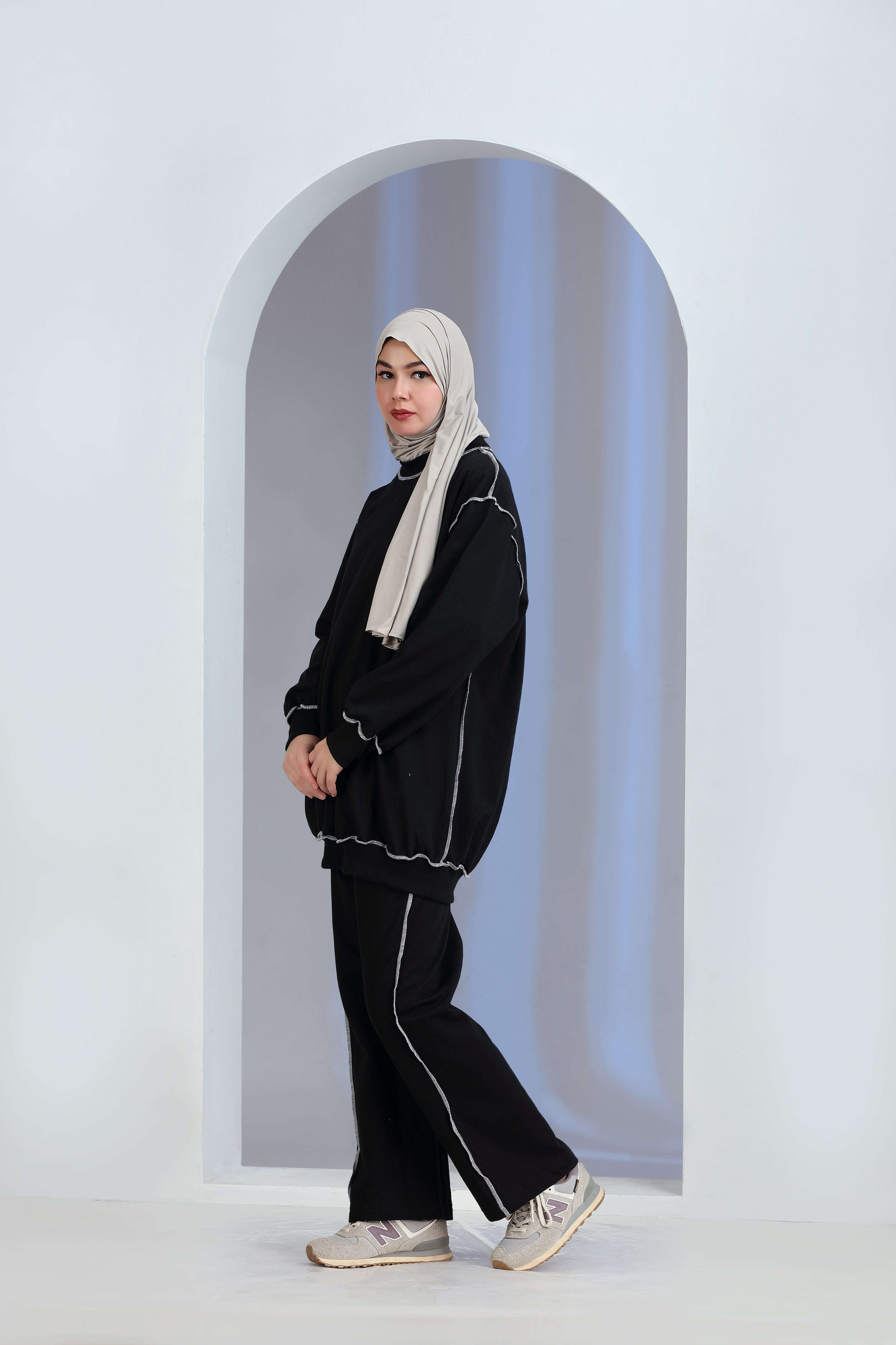 Blitz Knit Co-ord set Black