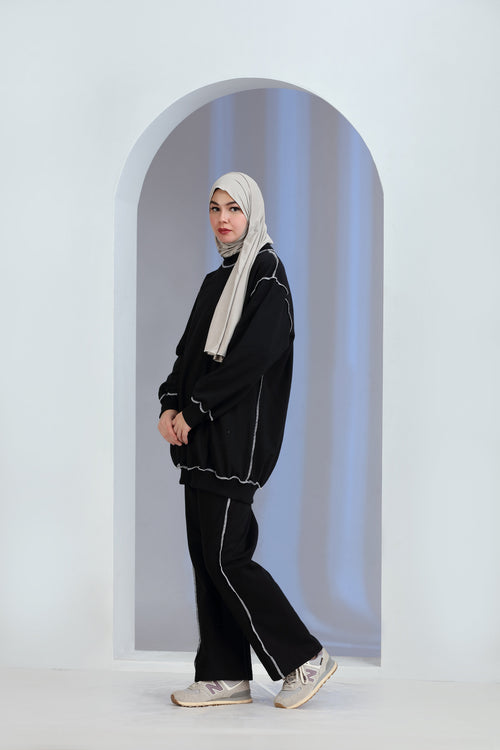 Blitz Knit Co-ord set Black