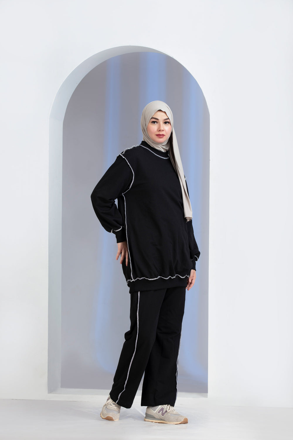 Blitz Knit Co-ord set Black