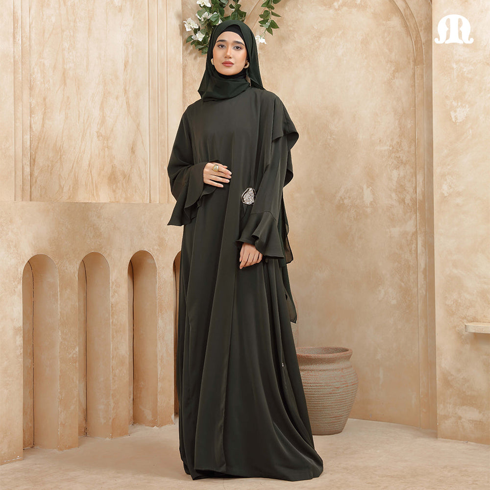Isola Green Abaya
