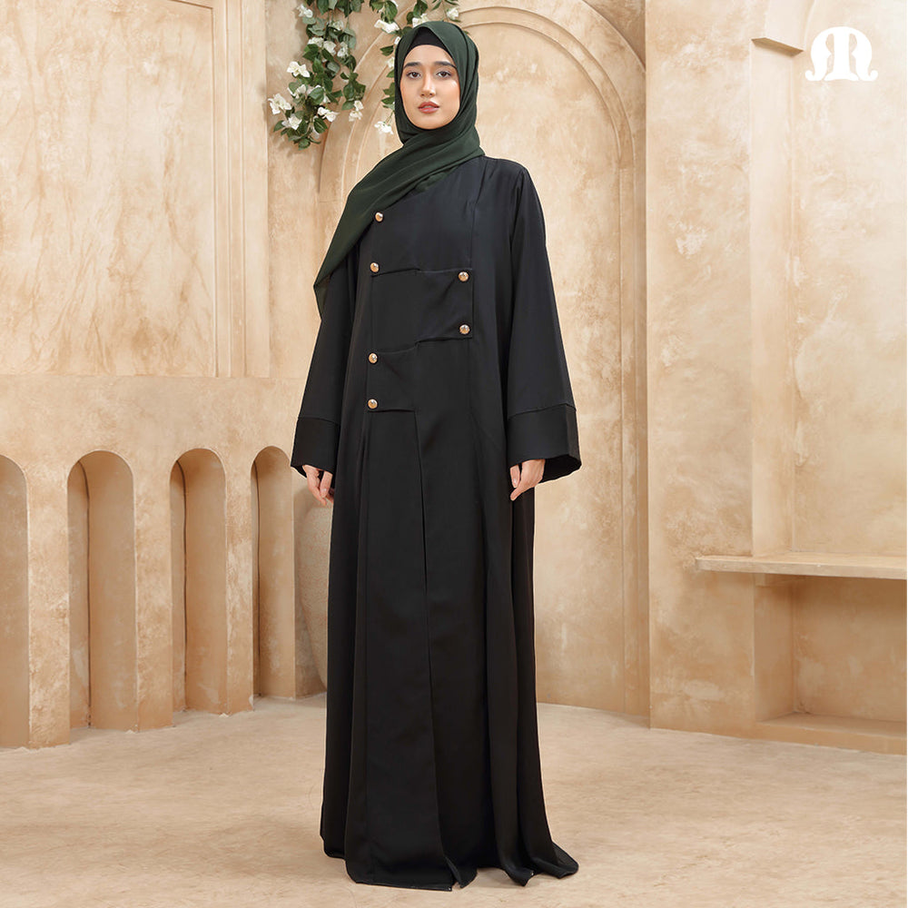 Serata Black Abaya