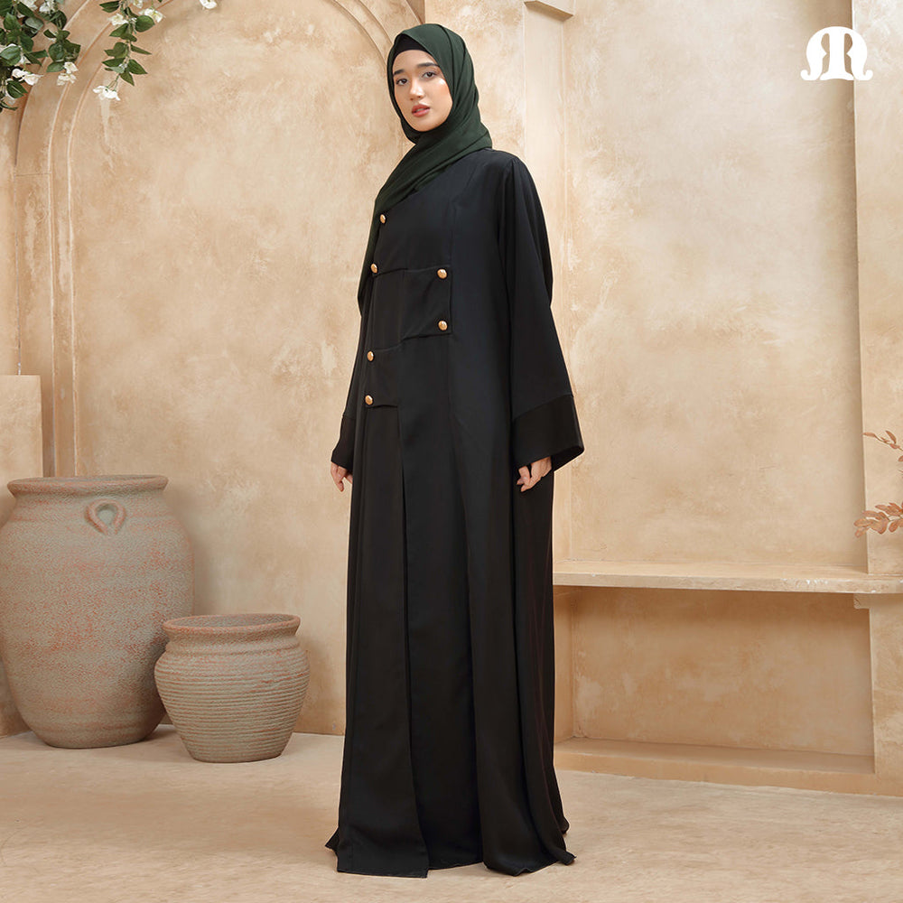 Serata Black Abaya