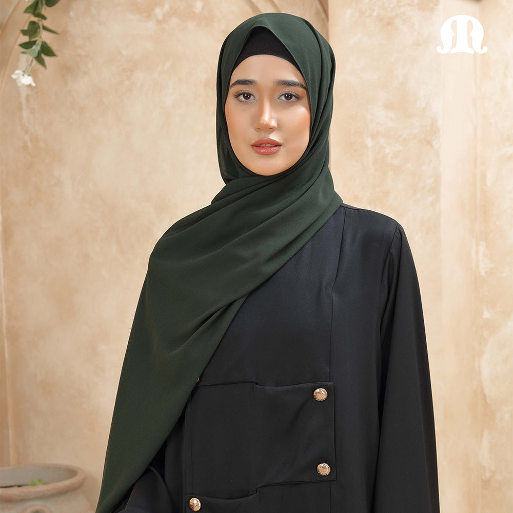 Serata Black Abaya