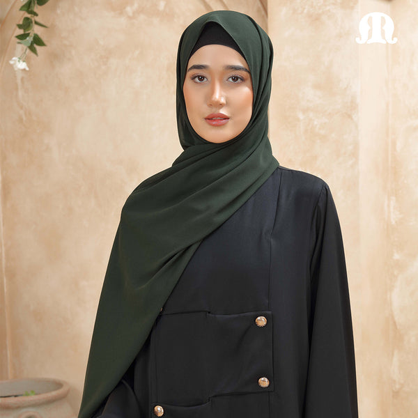 Serata Black Abaya