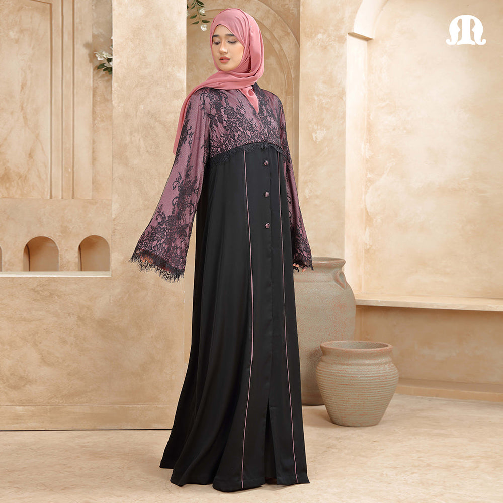 Breza Black Abaya