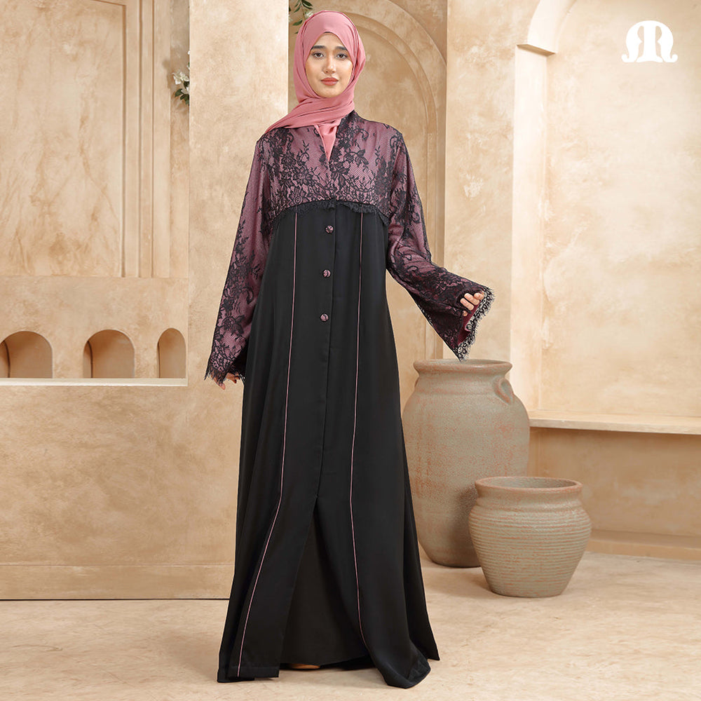 Breza Black Abaya