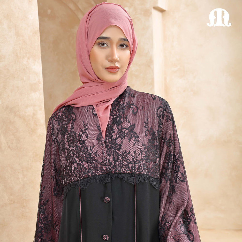 Breza Black Abaya