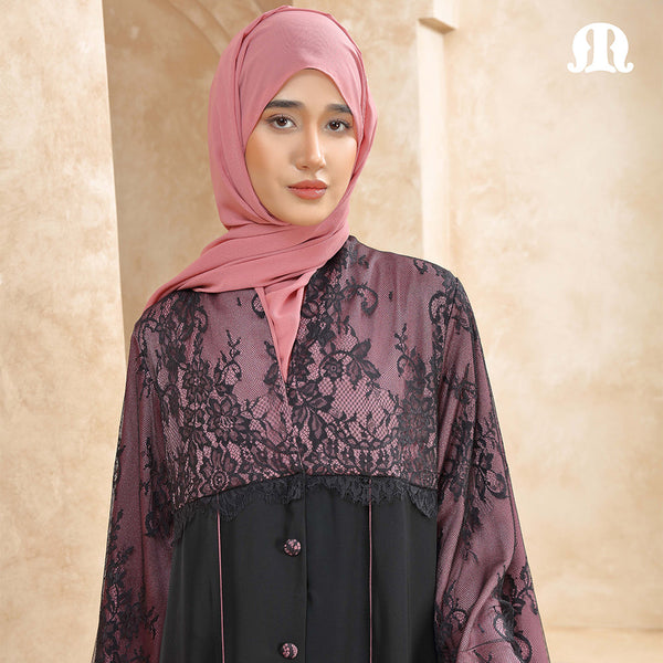 Breza Black Abaya
