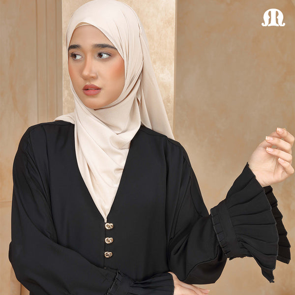 Tersa Black Abaya