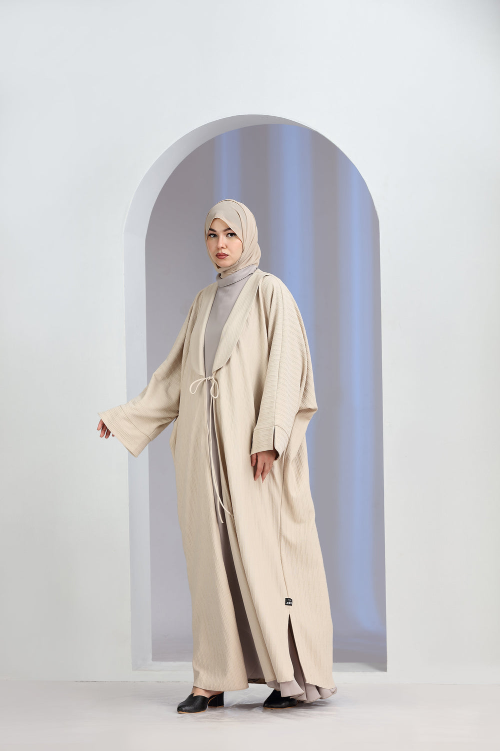 Aiza Shrug Kaftan Cream