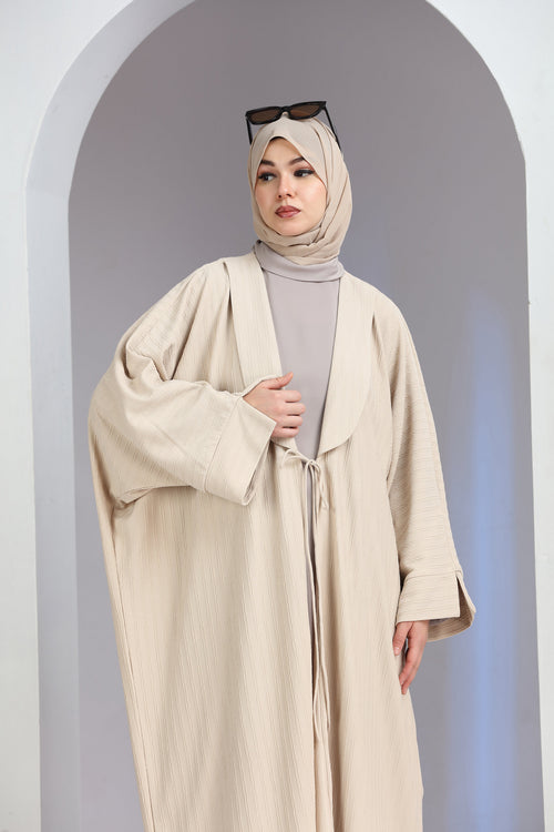 Aiza Shrug Kaftan Cream