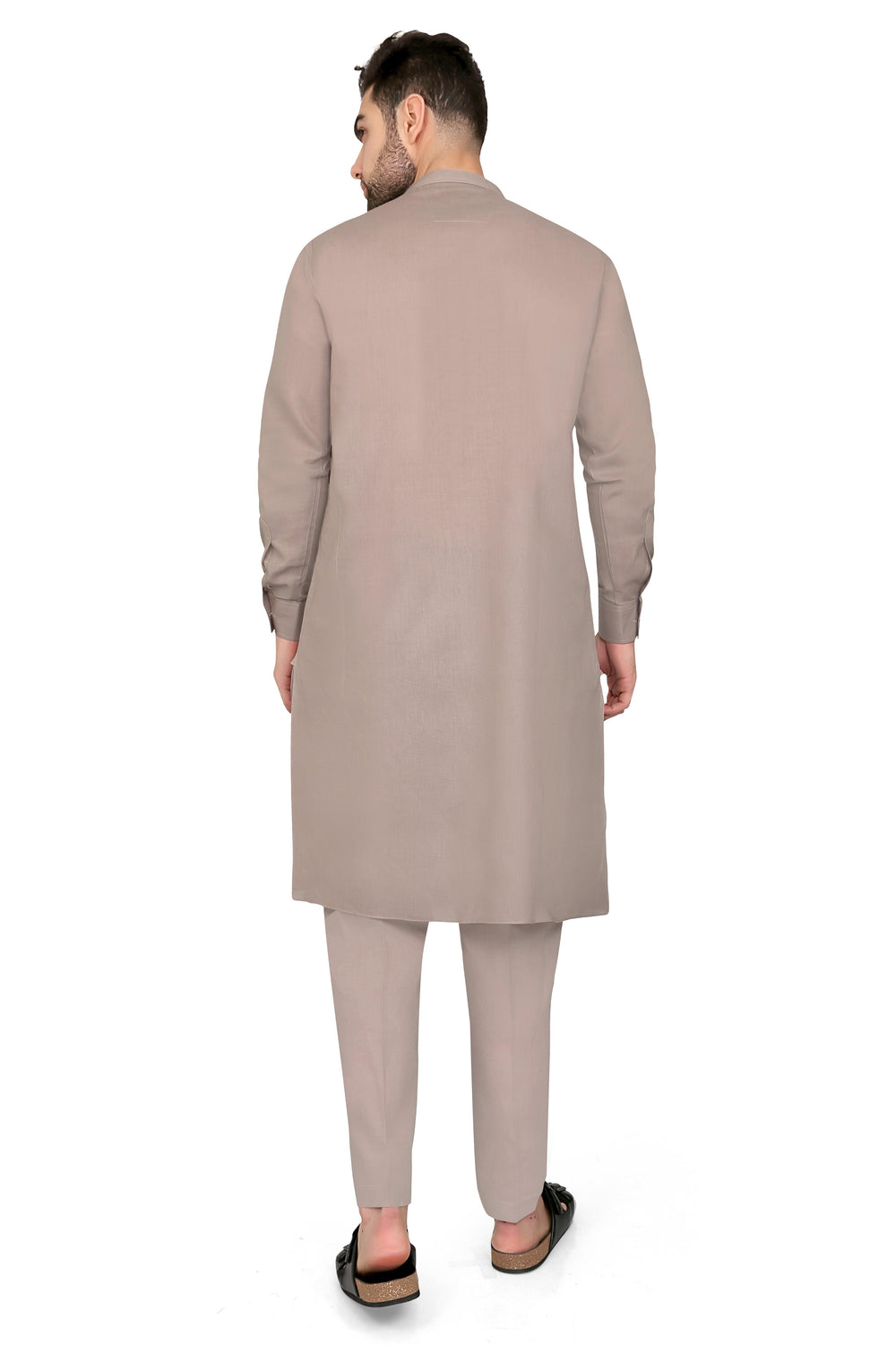 Ahyan Kurta Set Dark Pink