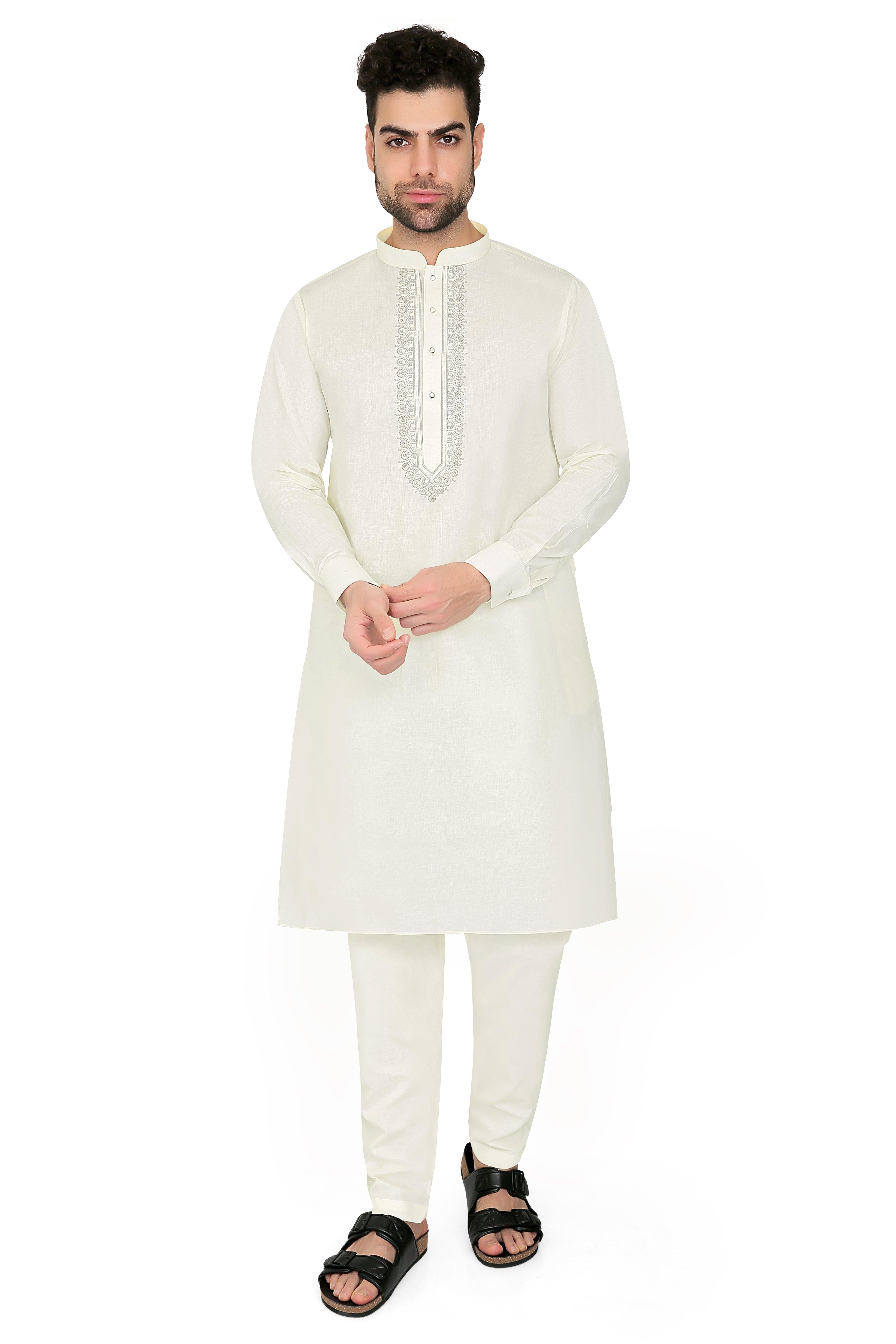 Ahyan Kurta Set Lemon