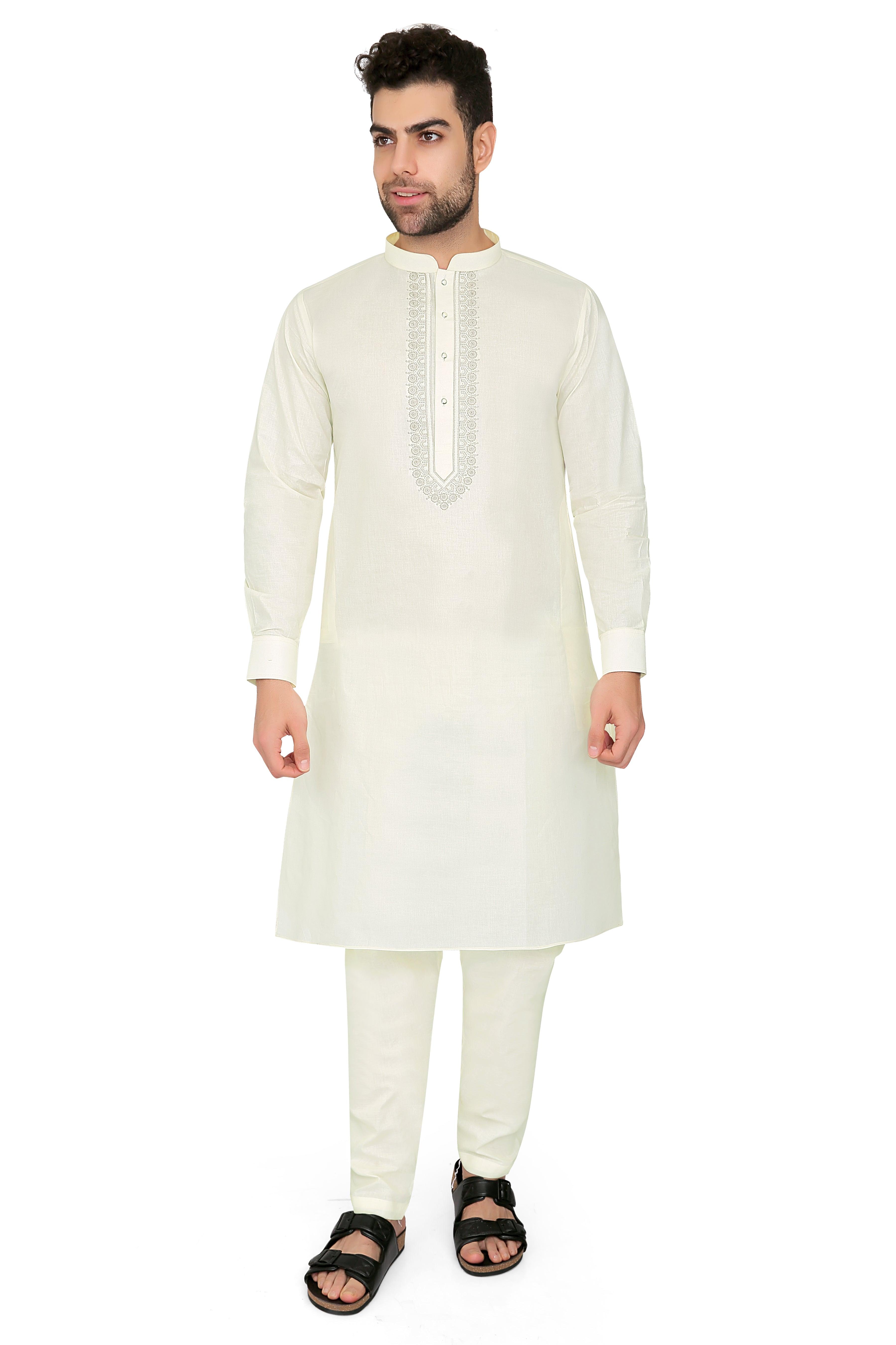Ahyan Kurta Set Lemon