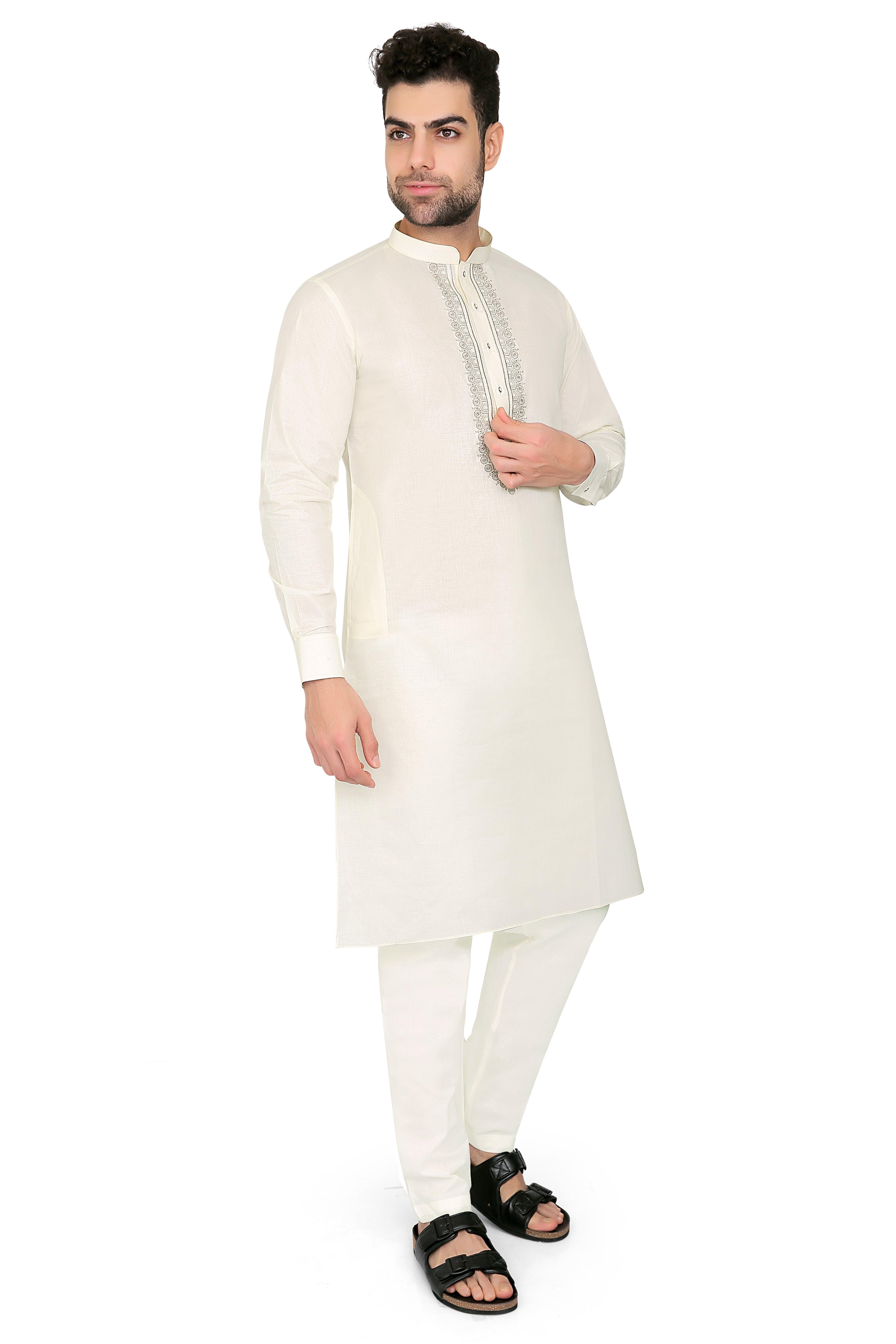 Ahyan Kurta Set Lemon