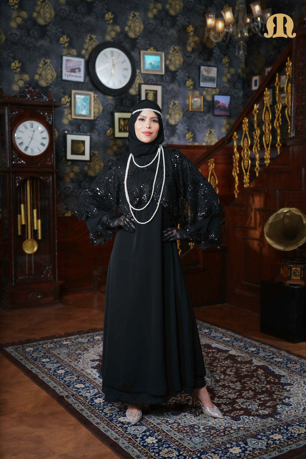 EIra Handwork Abaya Black