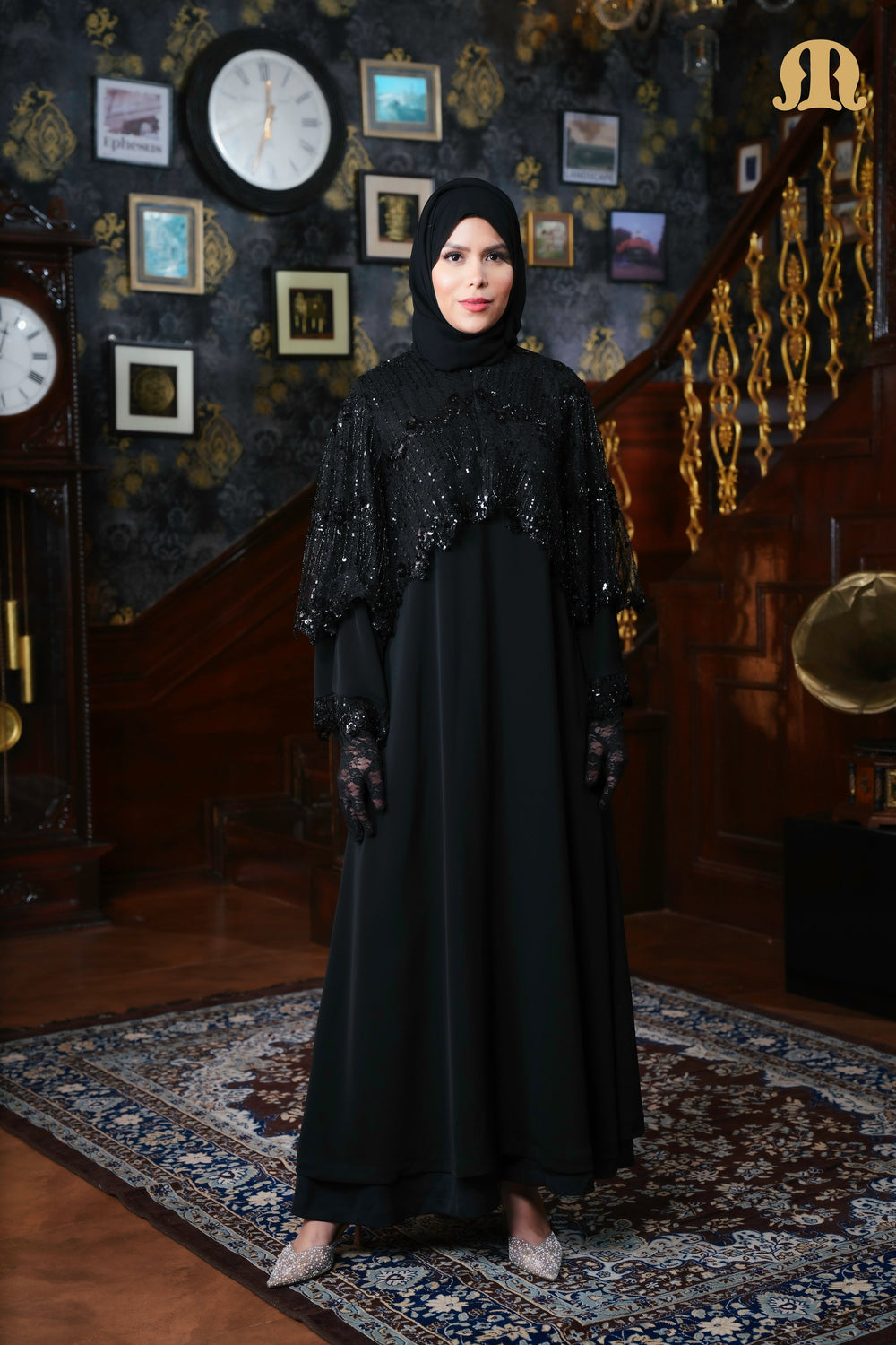 EIra Handwork Abaya Black