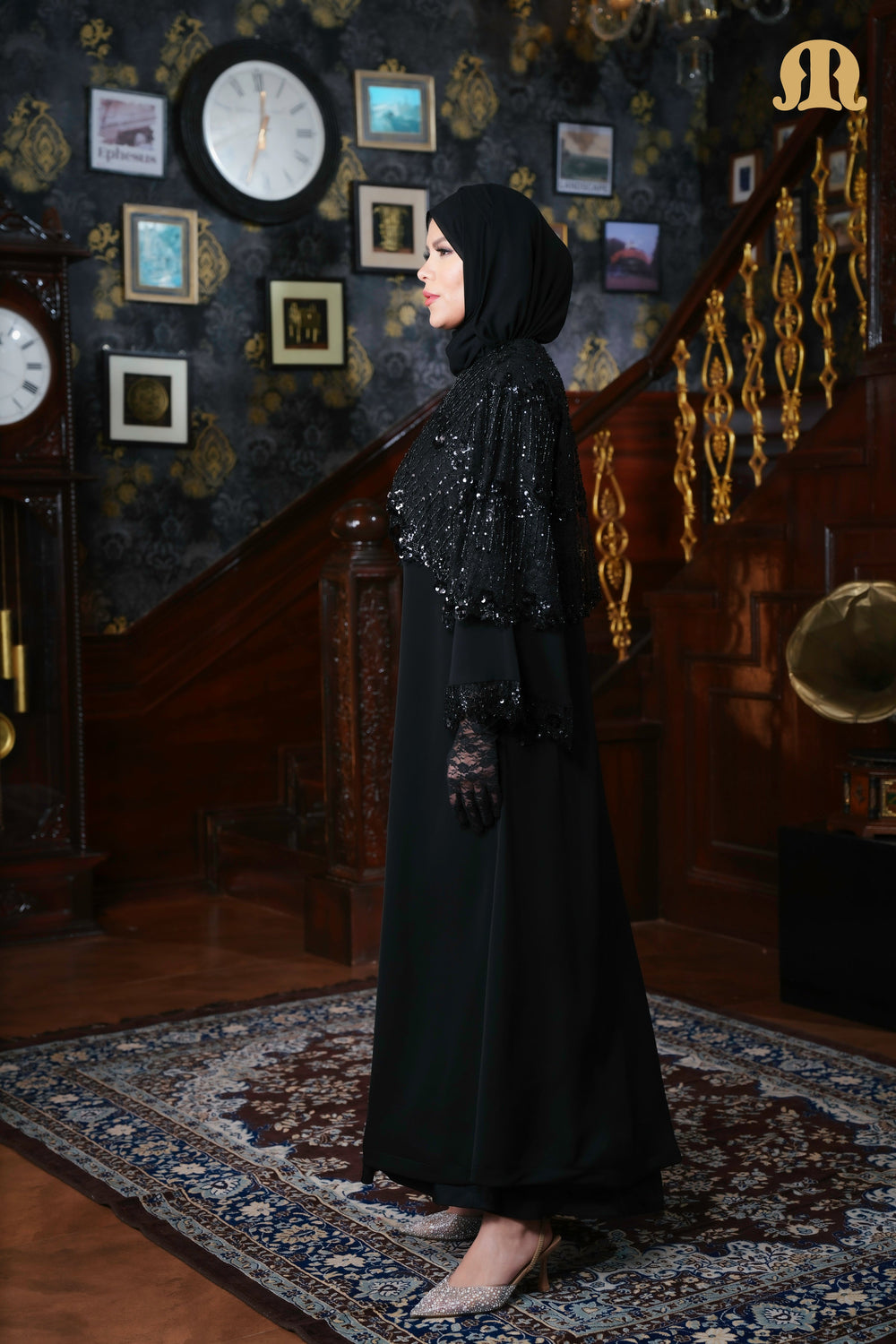EIra Handwork Abaya Black