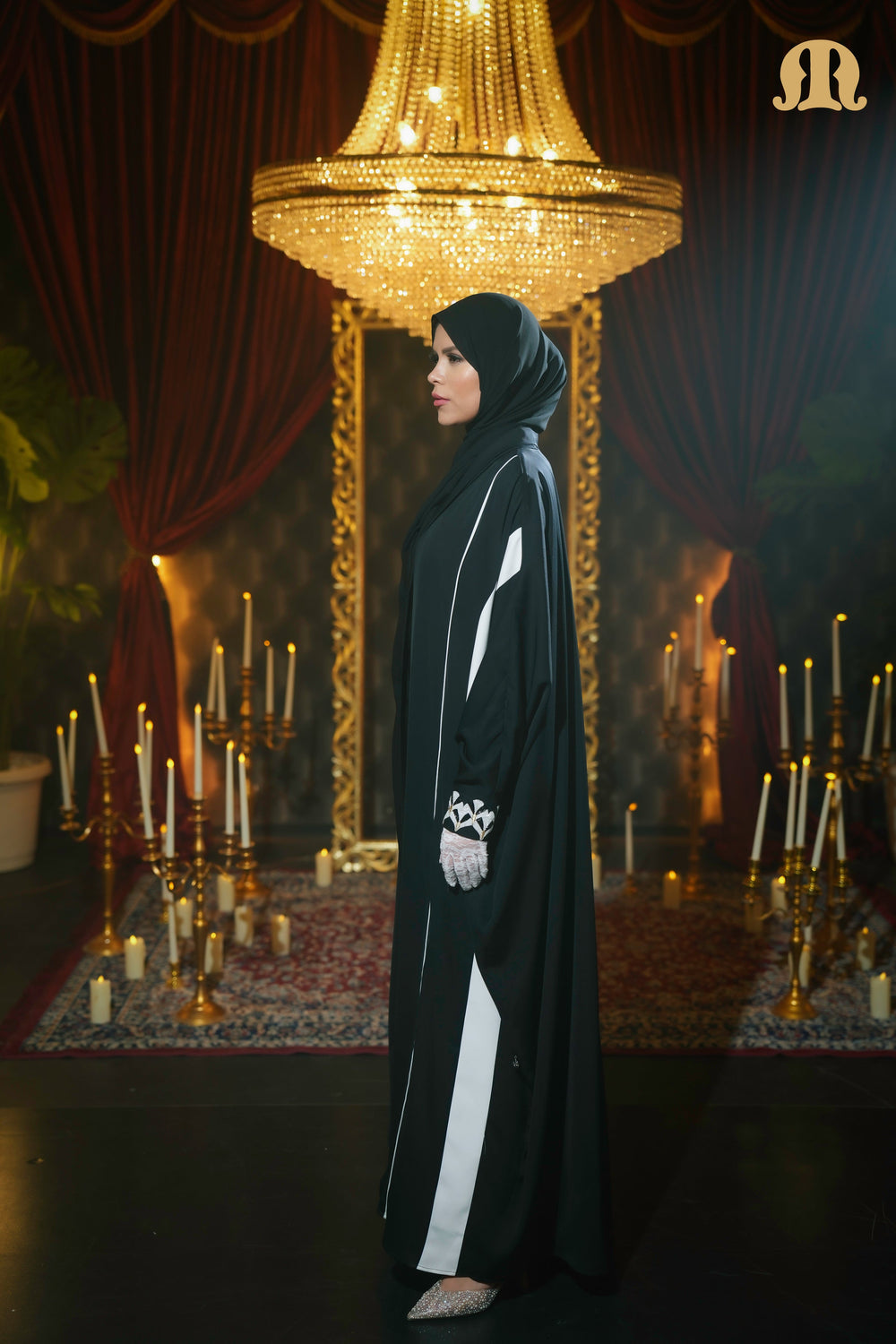 Onyx Handwork Kaftan Black