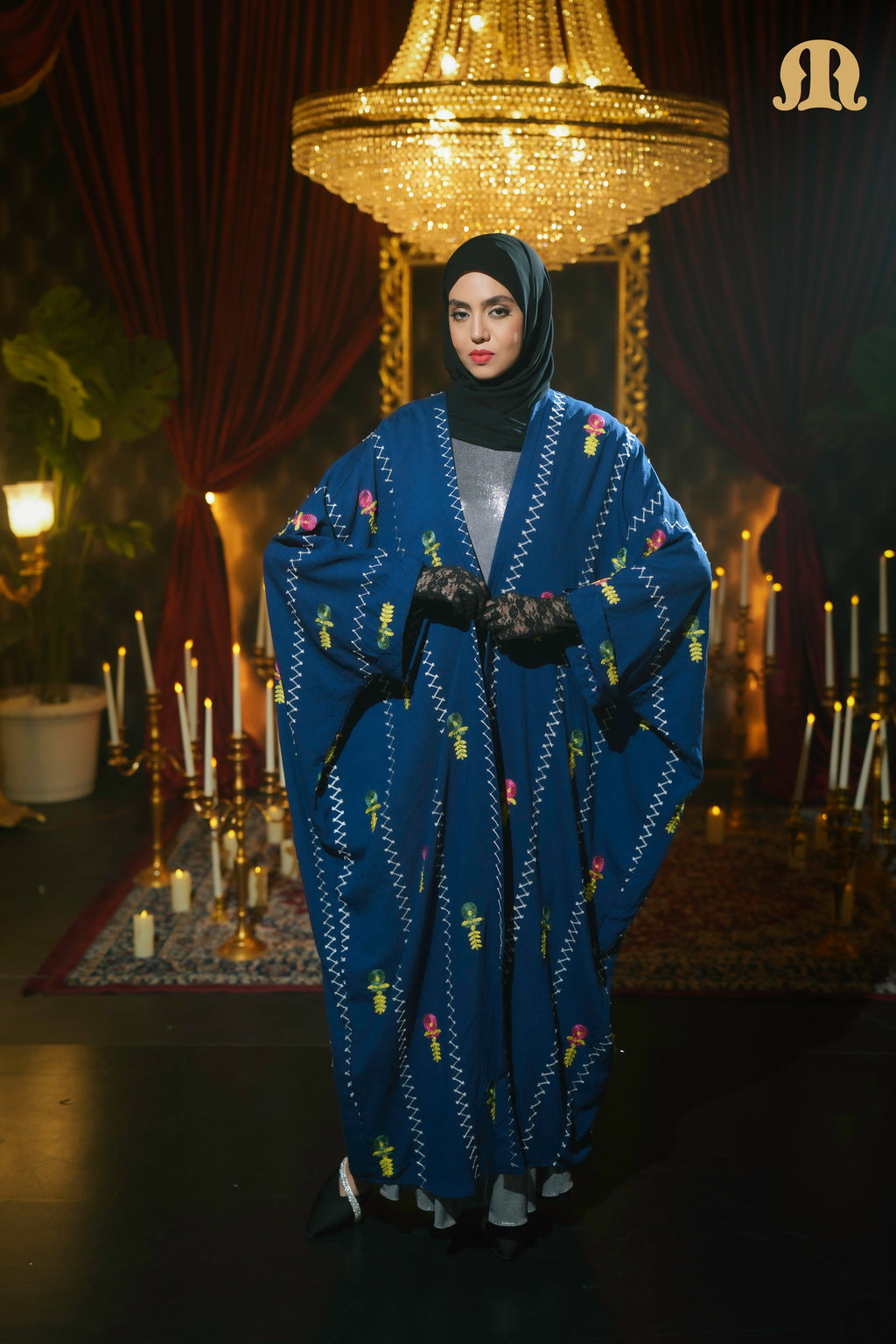 Aria Shrug Abaya Blue