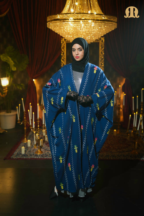 Aria Shrug Abaya Blue