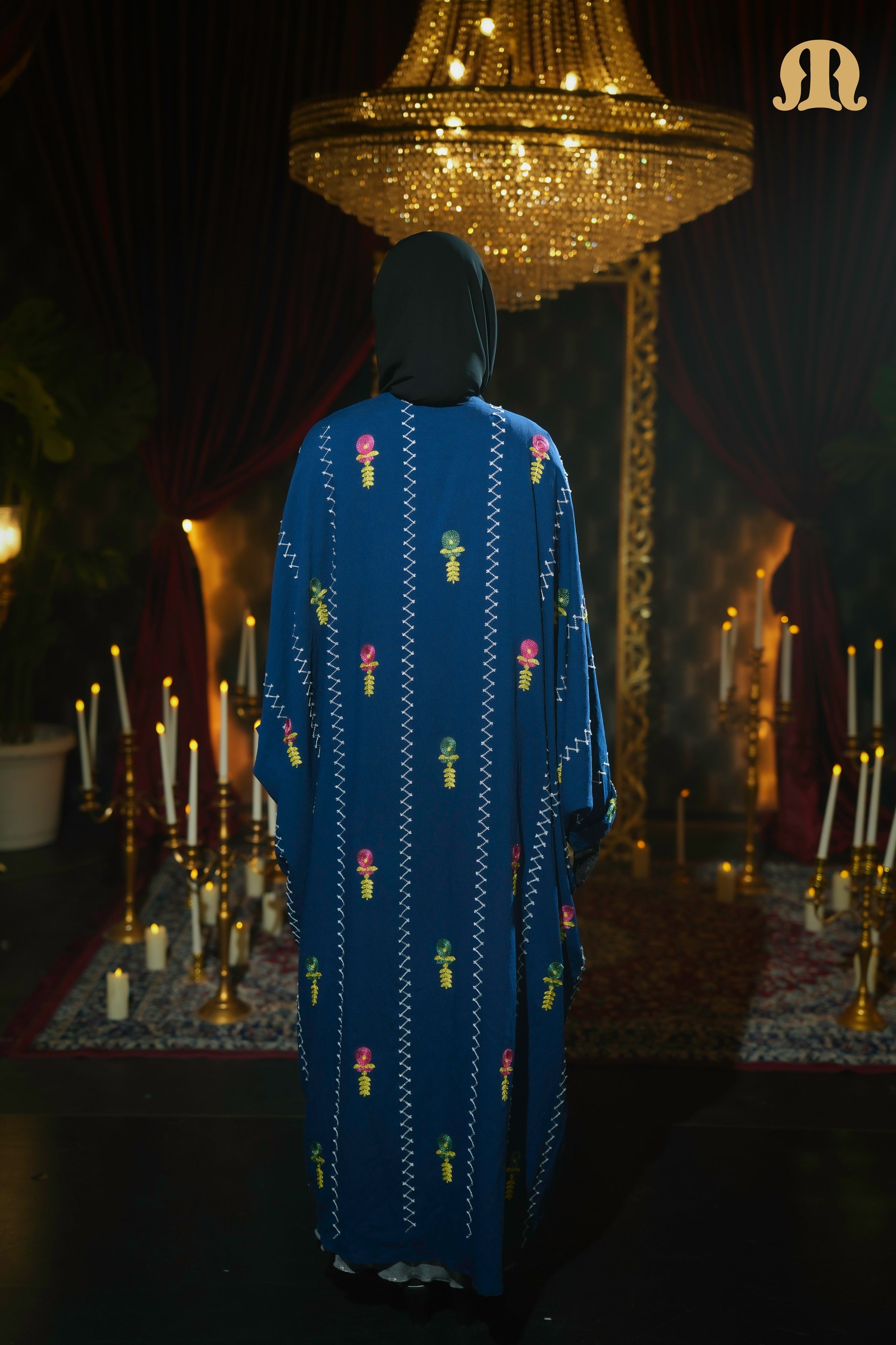 Aria Shrug Abaya Blue