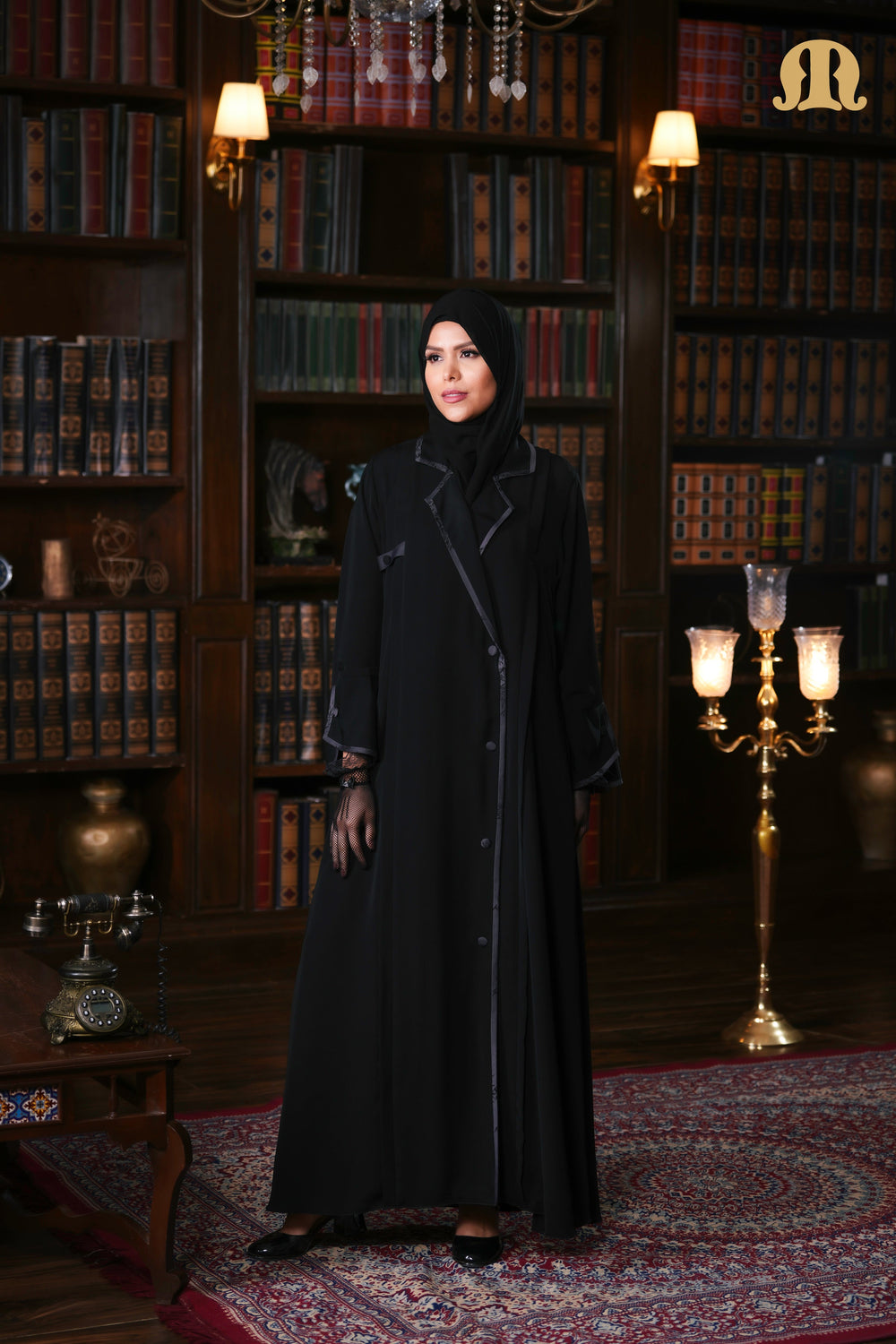 Goktasi Coat Style Abaya