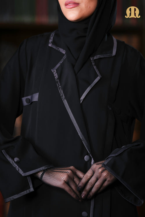 Goktasi Coat Style Abaya