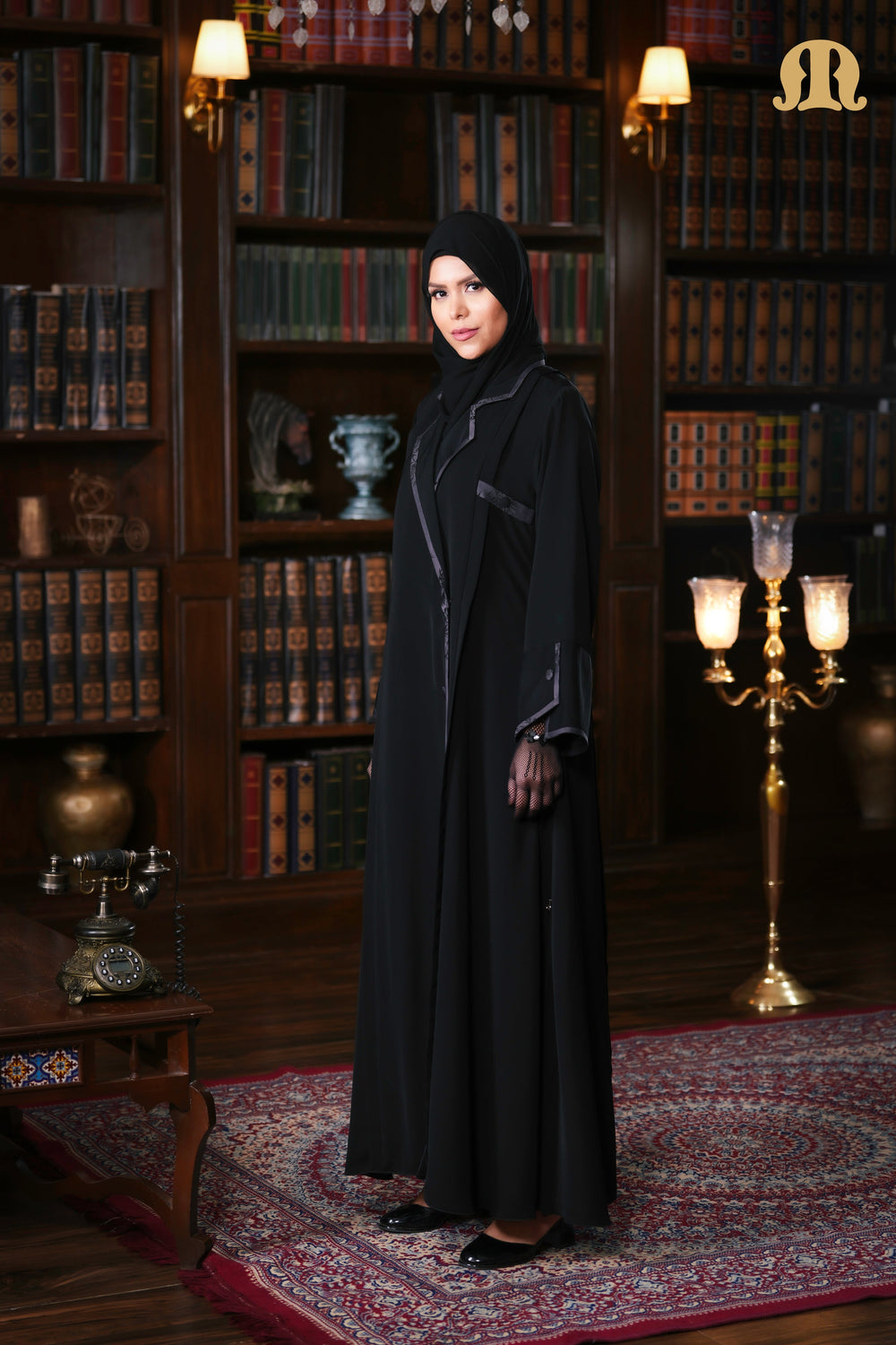 Goktasi Coat Style Abaya
