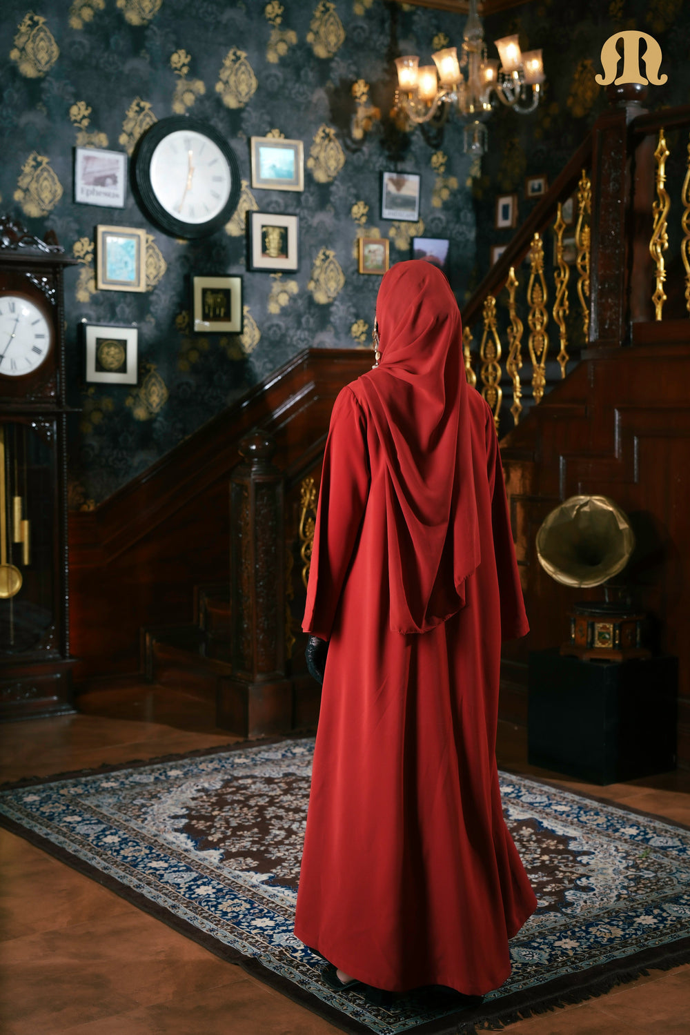 Kilts Abaya - Red