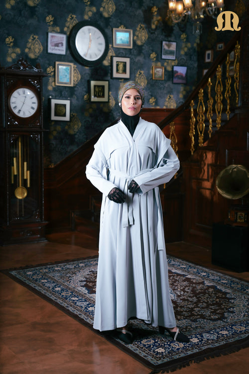 Bloom Abaya Mint Green