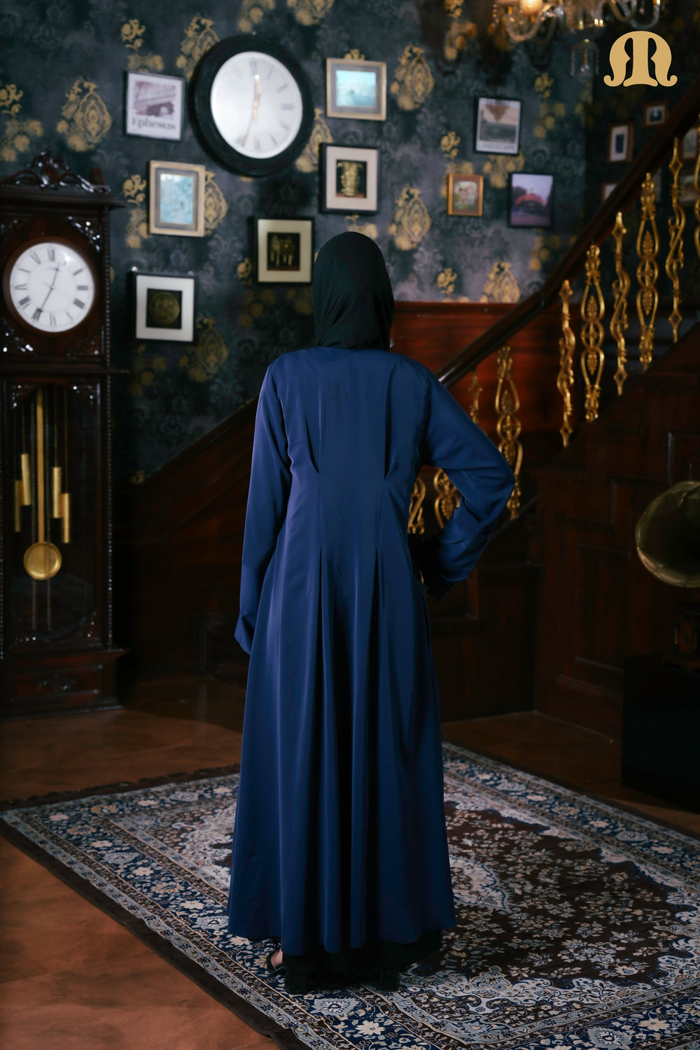 Calcedonia Abaya Royal Blue