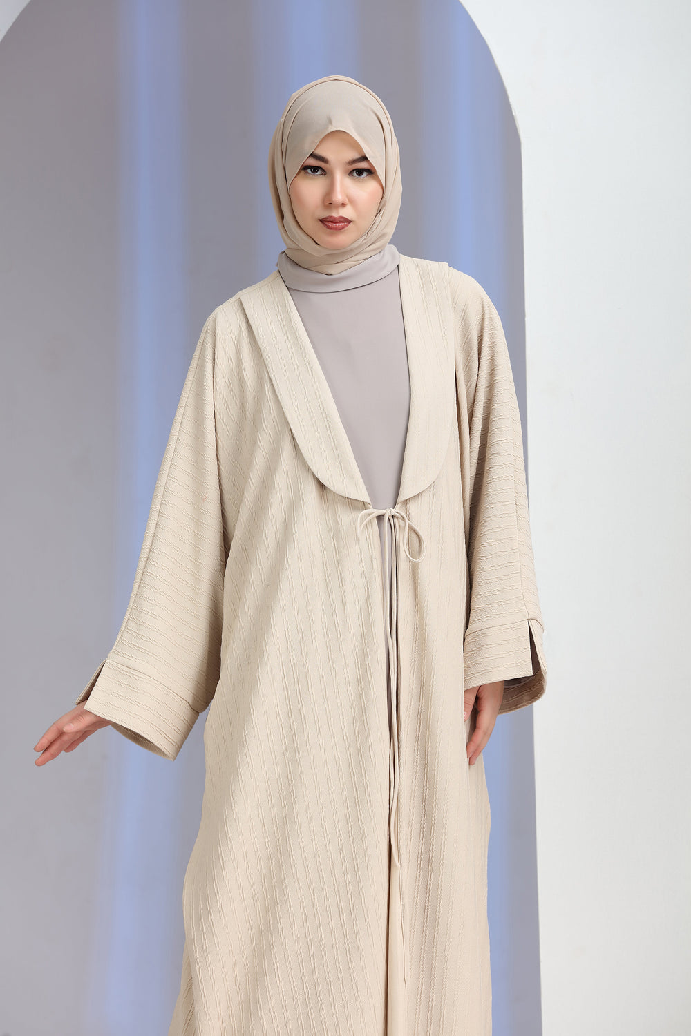 Aiza Shrug Kaftan Cream